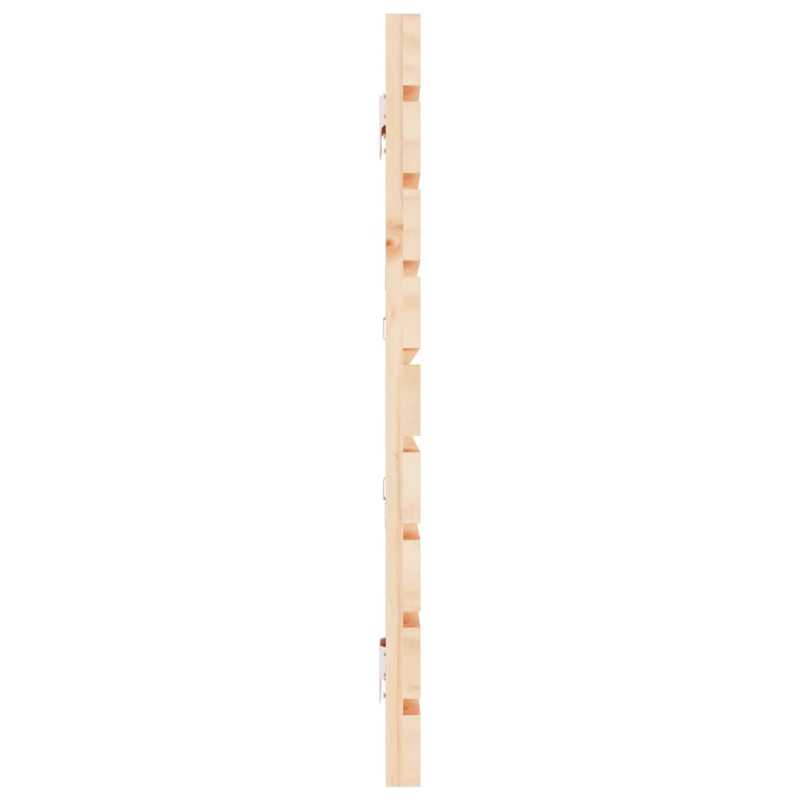 vidaXL tömör fenyőfa fali fejtámla 206 x 3 x 63 cm
