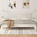 vidaXL fehér tömör fenyőfa fali fejtámla 206 x 3 x 63 cm