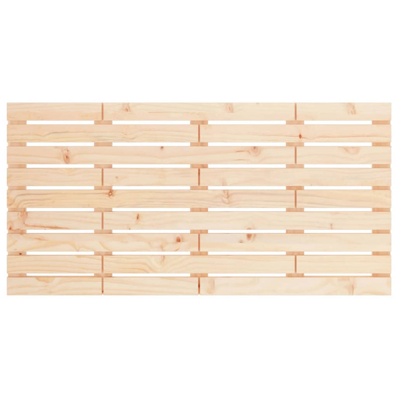 vidaXL tömör fenyőfa fali fejtámla 126 x 3 x 63 cm