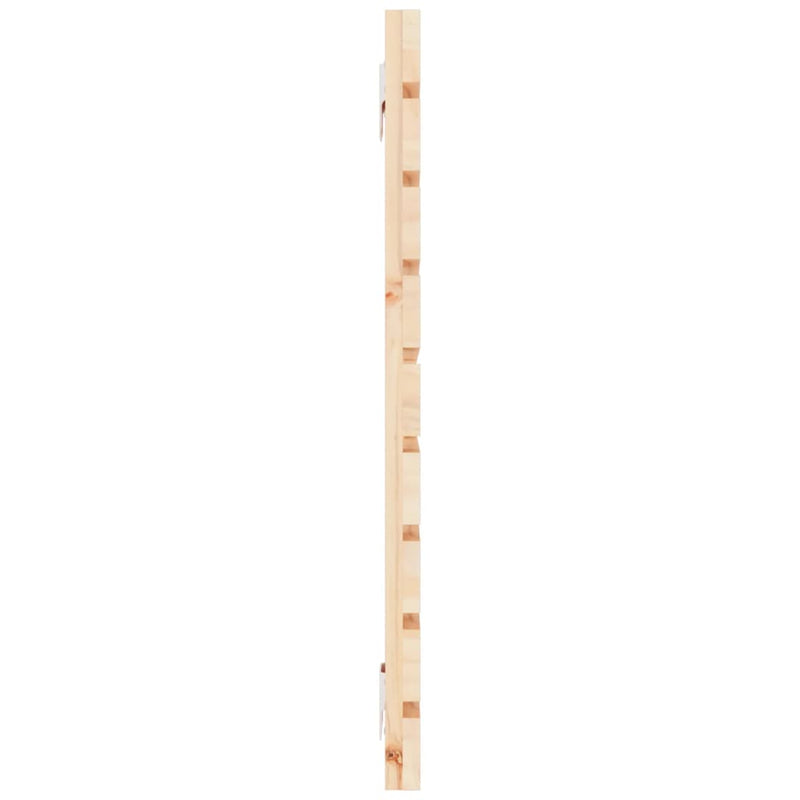vidaXL tömör fenyőfa fali fejtámla 156x3x63 cm