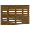 vidaXL mézbarna tömör fenyőfa fali fejtámla 81x3x63 cm