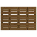 vidaXL mézbarna tömör fenyőfa fali fejtámla 81x3x63 cm