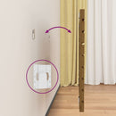 vidaXL mézbarna tömör fenyőfa fali fejtámla 81x3x63 cm