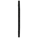 vidaXL fekete tömör fenyőfa fali fejtámla 81x3x63 cm