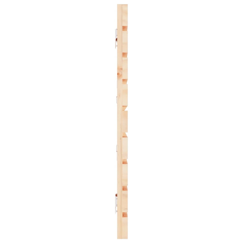 vidaXL tömör fenyőfa fali fejtámla 166x3x63 cm