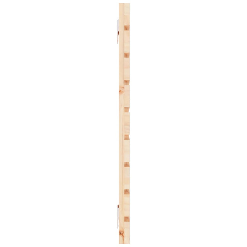 vidaXL tömör fenyőfa fali fejtámla 141x3x63 cm