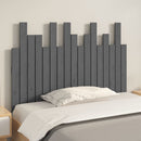 vidaXL szürke tömör fenyőfa fali fejtámla 108 x 3 x 80 cm