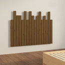 vidaXL mézbarna tömör fenyőfa fali fejtámla 108 x 3 x 80 cm