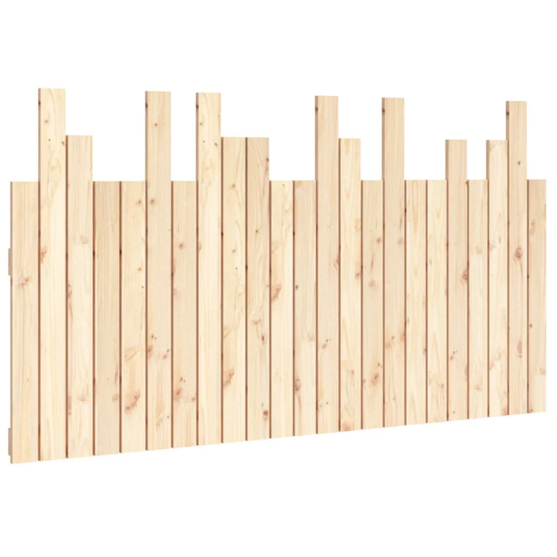 vidaXL tömör fenyőfa fali fejtámla 146,5 x 3 x 80 cm