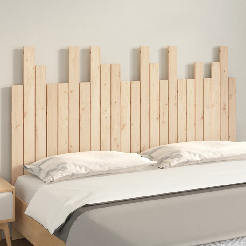 vidaXL tömör fenyőfa fali fejtámla 146,5 x 3 x 80 cm
