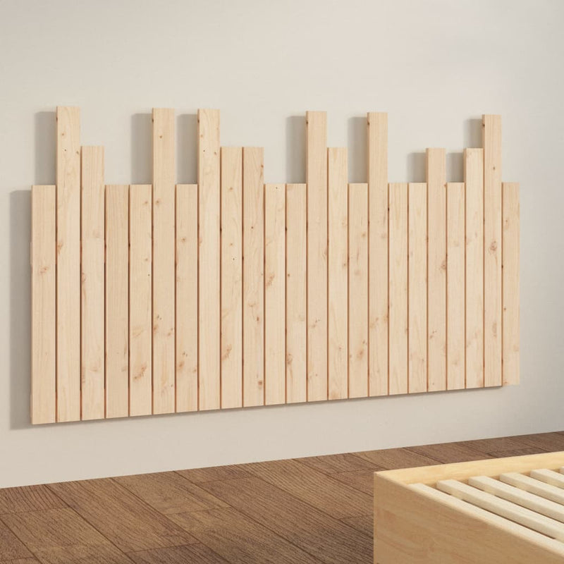 vidaXL tömör fenyőfa fali fejtámla 146,5 x 3 x 80 cm