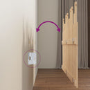 vidaXL tömör fenyőfa fali fejtámla 146,5 x 3 x 80 cm