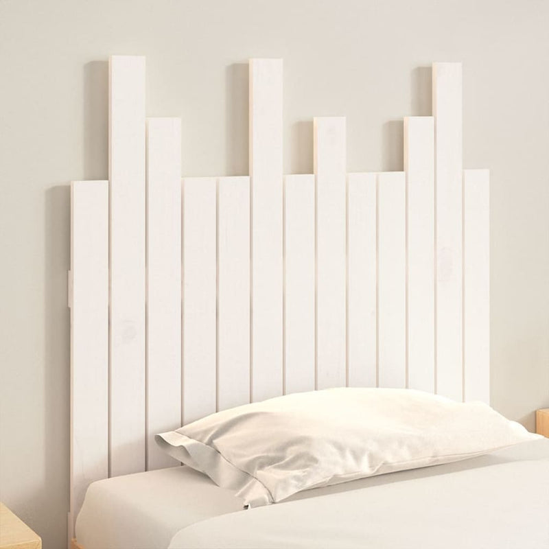 vidaXL fehér tömör fenyőfa fali fejtámla 82,5 x 3 x 80 cm