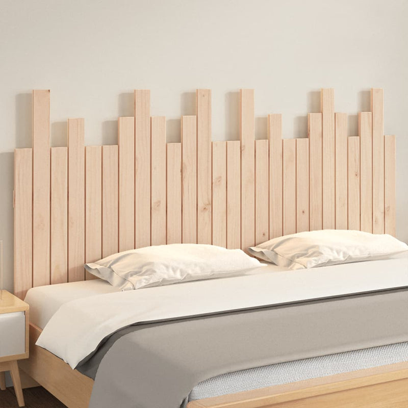 vidaXL tömör fenyőfa fali fejtámla 166 x 3 x 80 cm