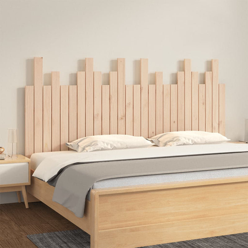 vidaXL tömör fenyőfa fali fejtámla 166 x 3 x 80 cm