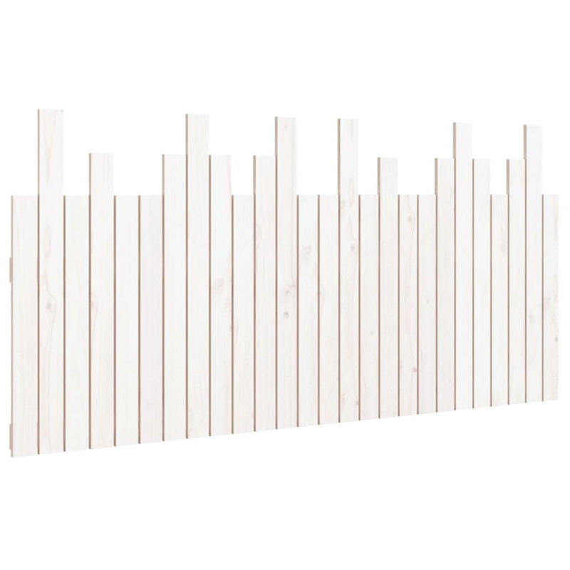 vidaXL fehér tömör fenyőfa fali fejtámla 166 x 3 x 80 cm