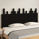 vidaXL fekete tömör fenyőfa fali fejtámla 166 x 3 x 80 cm