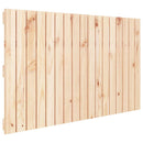 vidaXL tömör fenyőfa fali fejtámla 108 x 3 x 60 cm