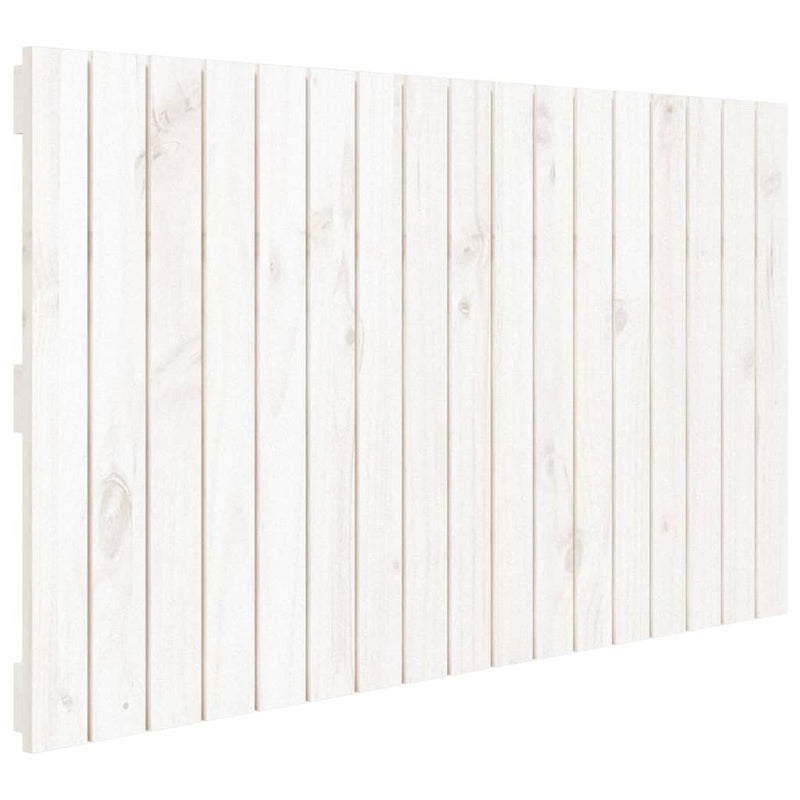 vidaXL fehér tömör fenyőfa fali fejtámla 108 x 3 x 60 cm