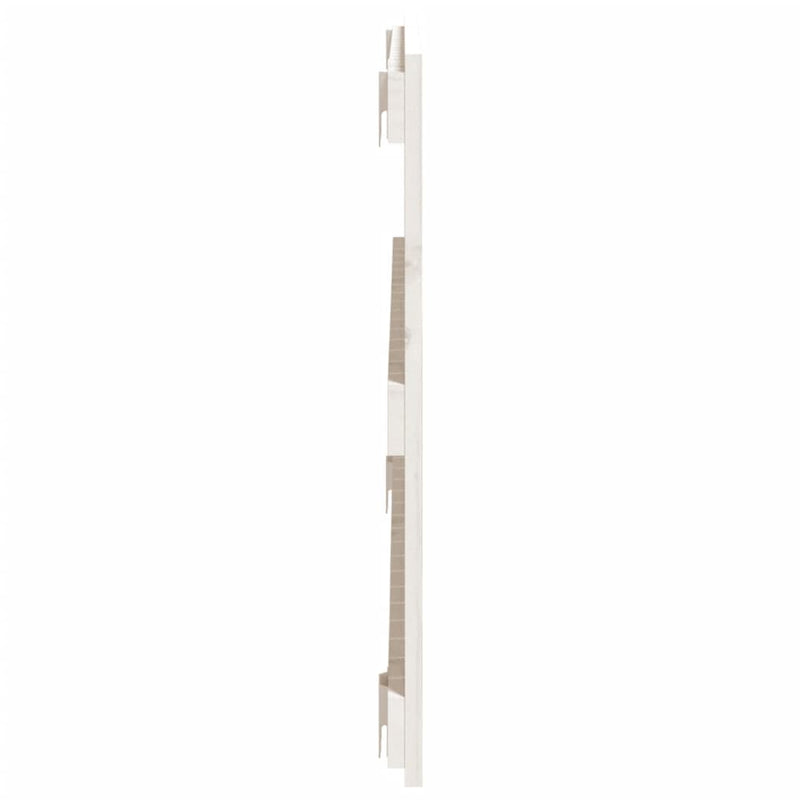 vidaXL fehér tömör fenyőfa fali fejtámla 108 x 3 x 60 cm
