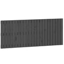 vidaXL szürke tömör fenyőfa fali fejtámla 147 x 3 x 60 cm