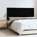 vidaXL fekete tömör fenyőfa fali fejtámla 147 x 3 x 60 cm
