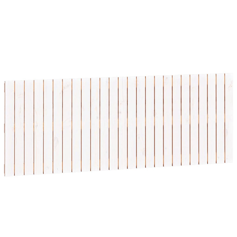 vidaXL fehér tömör fenyőfa fali fejtámla 159,5 x 3 x 60 cm