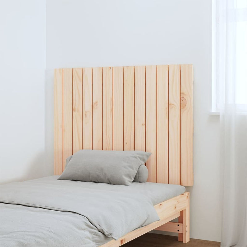 vidaXL tömör fenyőfa fali fejtámla 82,5 x 3 x 60 cm