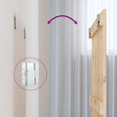 vidaXL tömör fenyőfa fali fejtámla 82,5 x 3 x 60 cm