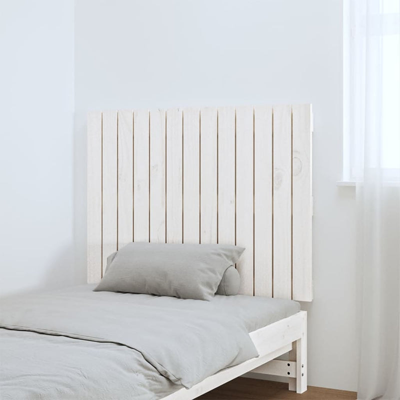 vidaXL fehér tömör fenyőfa fali fejtámla 82,5 x 3 x 60 cm
