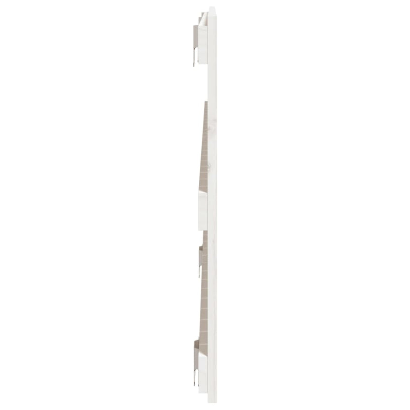 vidaXL fehér tömör fenyőfa fali fejtámla 140x3x60 cm