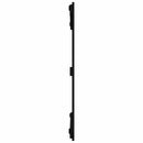 vidaXL fekete tömör fenyőfa fali fejtámla 95,5 x 3 x 90 cm