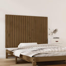 vidaXL mézbarna tömör fenyőfa fali fejtámla 127,5x3x90 cm