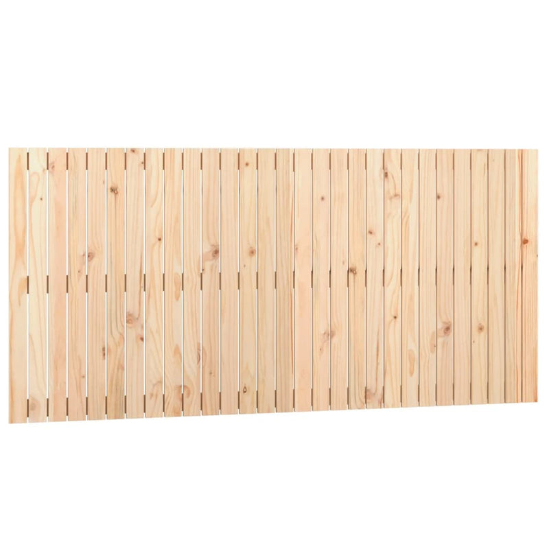 vidaXL tömör fenyőfa fali fejtámla 185x3x90 cm