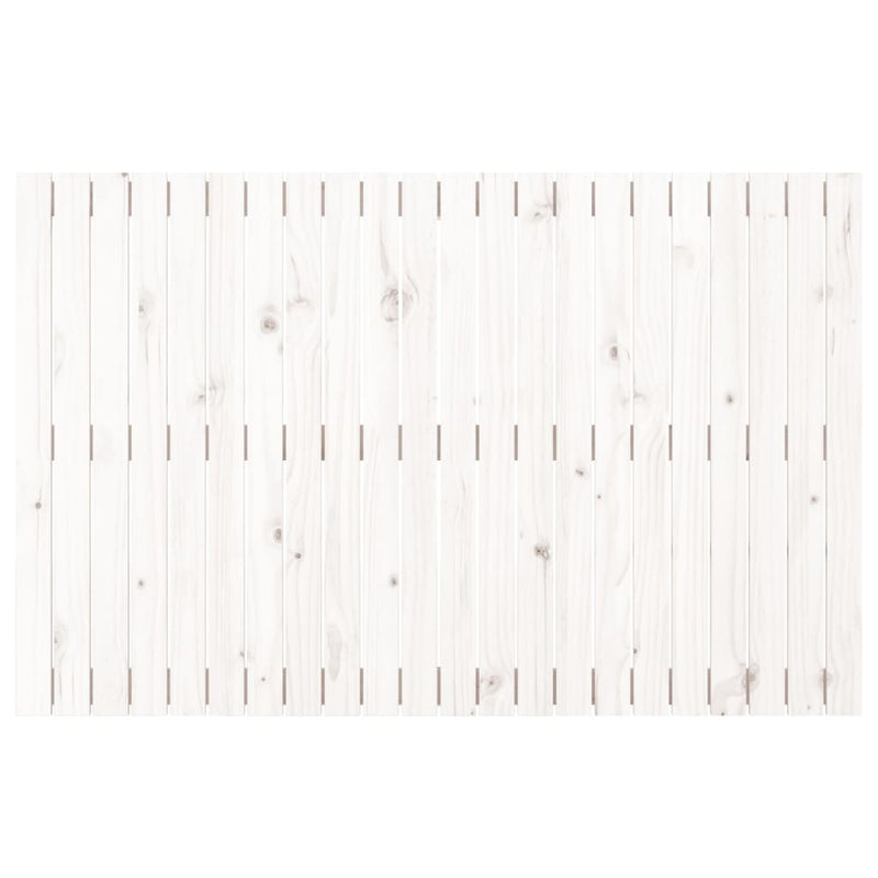 vidaXL fehér tömör fenyőfa fali fejtámla 140x3x90 cm