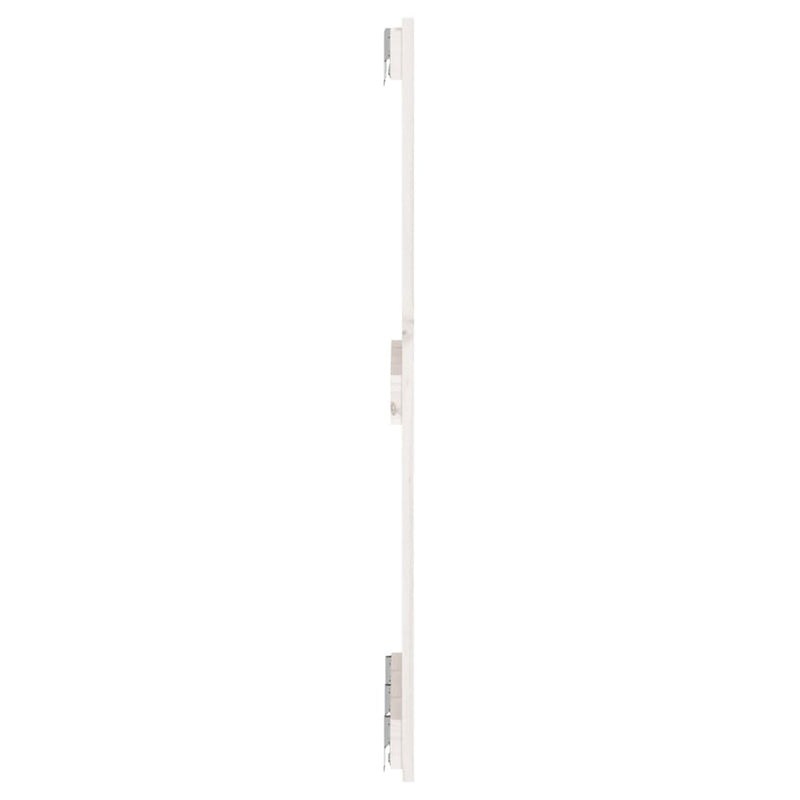 vidaXL fehér tömör fenyőfa fali fejtámla 140x3x90 cm
