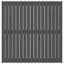 vidaXL szürke tömör fenyőfa fali fejtámla 108 x 3 x 110 cm