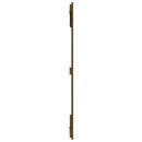 vidaXL mézbarna tömör fenyőfa fali fejtámla 108 x 3 x 110 cm