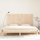 vidaXL tömör fenyőfa fali fejtámla 204 x 3 x 110 cm