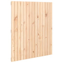 vidaXL tömör fenyőfa fali fejtámla 95,5x3x110 cm