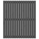 vidaXL szürke tömör fenyőfa fali fejtámla 95,5x3x110 cm