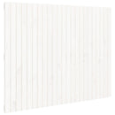 vidaXL fehér tömör fenyőfa fali fejtámla 146,5x3x110 cm