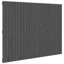 vidaXL szürke tömör fenyőfa fali fejtámla 146,5x3x110 cm
