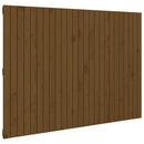vidaXL mézbarna tömör fenyőfa fali fejtámla 159,5x3x110 cm