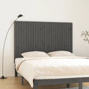 vidaXL szürke tömör fenyőfa fali fejtámla 166 x 3 x 110 cm