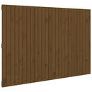 vidaXL mézbarna tömör fenyőfa fali fejtámla 166 x 3 x 110 cm