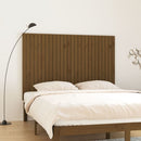 vidaXL mézbarna tömör fenyőfa fali fejtámla 166 x 3 x 110 cm