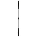 vidaXL fekete tömör fenyőfa fali fejtámla 166 x 3 x 110 cm
