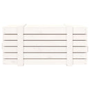 vidaXL fehér tömör fenyőfa tárolóláda 91 x 40,5 x 42 cm