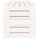 vidaXL fehér tömör fenyőfa tárolóláda 91 x 40,5 x 42 cm